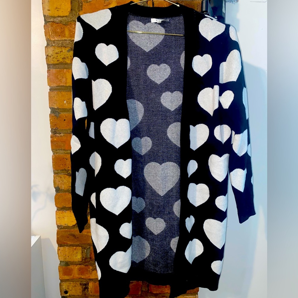 Black and White Cardigan